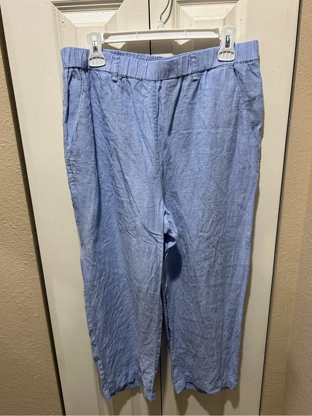 Quince 100% European Linen Pants in French Blue , Large